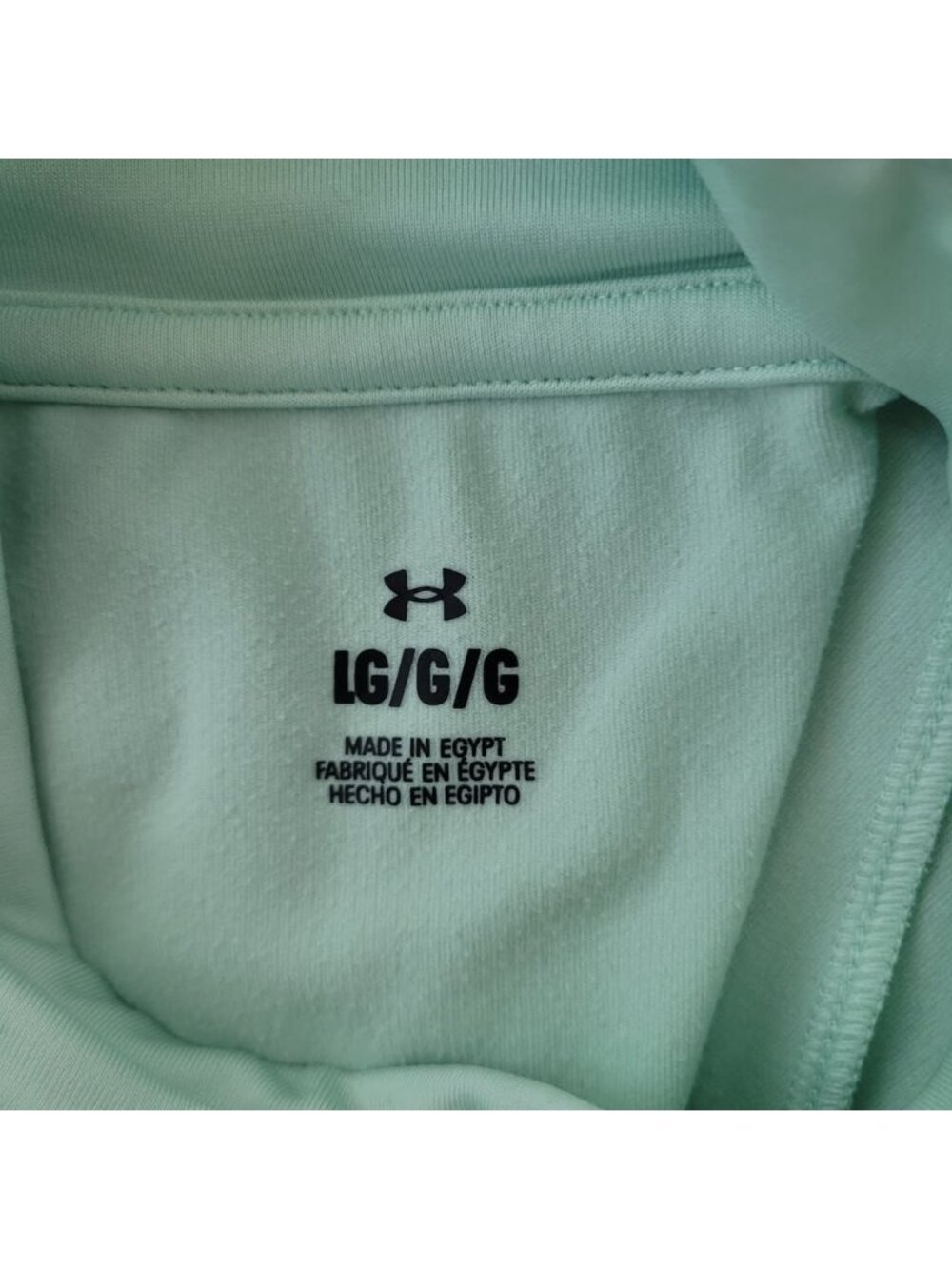 Under Armour Green Athleisure Turtleneck Top Base Layer LG - Picture 6 of 6